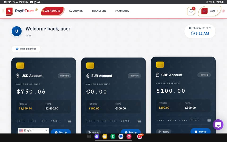 SwyftTrust Chess Banking